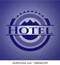  Hotel with jean texture