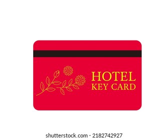 Hotel  key cards .Vector illustration .