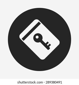 hotel key icon