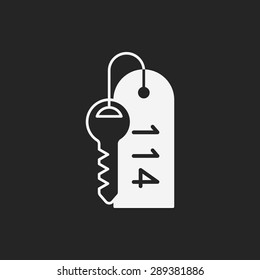 hotel key icon