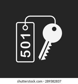 hotel key icon