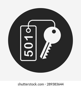 hotel key icon