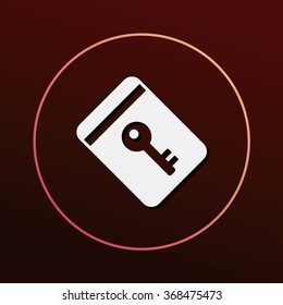 hotel key icon