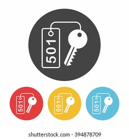 hotel key icon