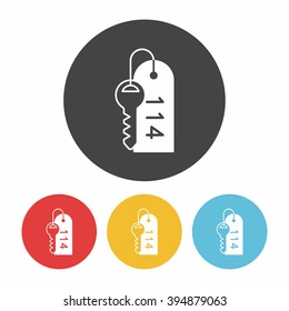 hotel key icon