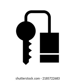 hotel key icon or logo isolated sign symbol vector illustration - high quality black style vector icons
