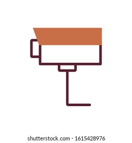 hotel lamp light isolated icon vector illustration design
