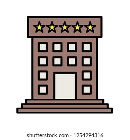 Hotel Line filled icon