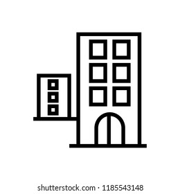 hotel line icon