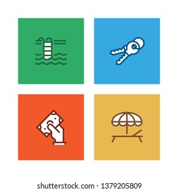 HOTEL LINE ICON SET