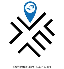 Hotel location icon