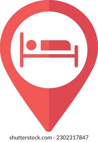  hotel location icon vector ,symbol presentation icon or logo ilustration for website.
perfect use for web,pattern,design,etc