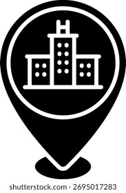 Localização do Hotel Ícone Pin para Navegação