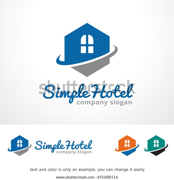 Hotel Logo Template Design Vector Emblem Stock Vector (Royalty Free ...