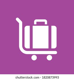 Equipaje del hotel: botón Icono de la aplicación