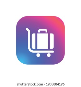 Hotel Luggage - App Icon Button