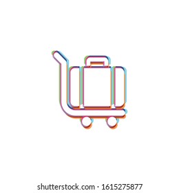 Hotel Luggage - Vector App Icon