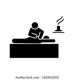 Hotel, massage, services, accommodation icon. Element of hotel pictogram icon. Premium quality graphic design icon. Signs and symbols collection icon