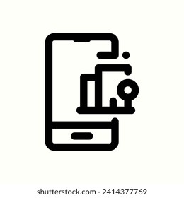 hotel, mobile book icon, isolated icon in light background, perfect for website, blog, logo, graphic design, social media, UI, mobile app