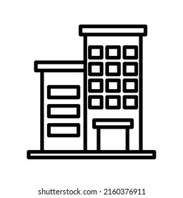 hotel new icon simple vector