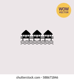 Hotel on Water Icon
