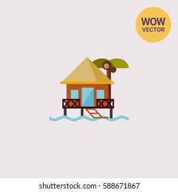 Hotel on Water Icon