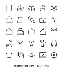 Hotel Outline Vector Icons 10