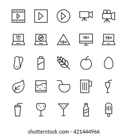Hotel Outline Vector Icons 13