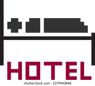 hotel pixels art