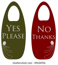 Hotel privacy hangers