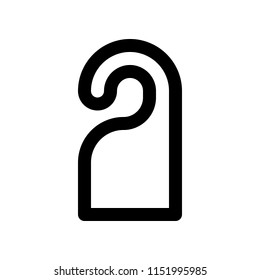 hotel privacy sign