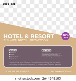 Hotel Promotion Social Media Post