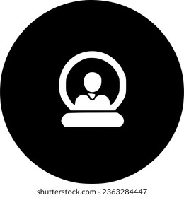 Hotel reception icon vector, filled flat sign, solid pictogram sign, symbol, vector, art