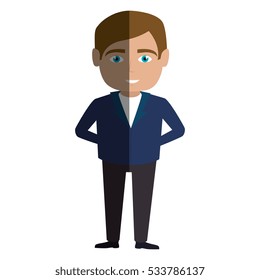 hotel receptionist character icon
