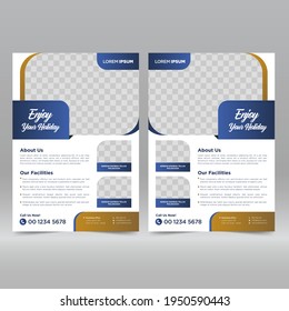 Hotel And Resort Flyer Design Template