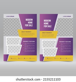 Hotel and Resort Flyer Design Template	
