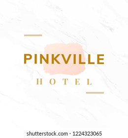 Hotel and resort logo design vector