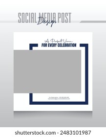 hotel and resort social media post template