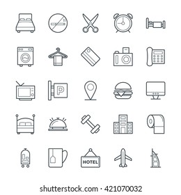 Hotel & Restaurant Cool Vector Icons 1