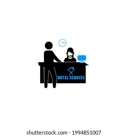 hotel and restaurant services icon