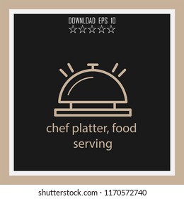 hotel and restaurant vector icon