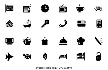 
Hotel and Restaurant Vector Icons 1
