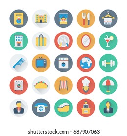 Hotel and Restaurant Vector Icons 1