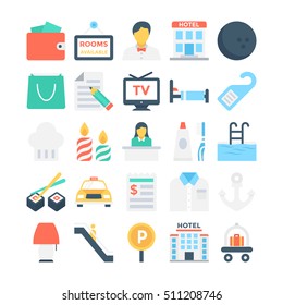 Hotel and Restaurant Vector Icons 3