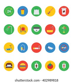 Hotel and Restaurant Vector Icons 6