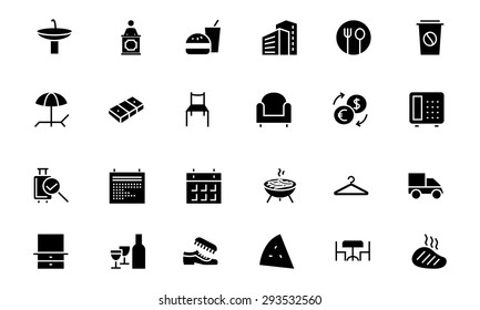 
Hotel and Restaurant Vector Icons 8
