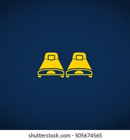 Hotel Room, bed Icon