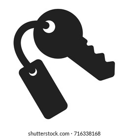 hotel room key icon