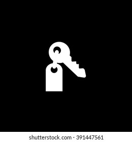 Hotel Room Key Icon Vector Illustration