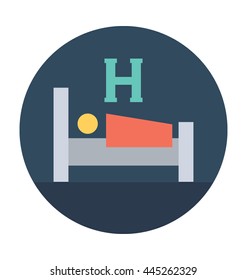 Hotel Room Vector Illustration